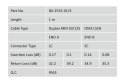 Patchcord światłowodowy FO LC-SC MM 50/125 OM3 duplex LSOH 1m