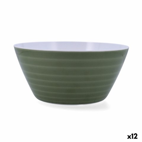 Miska do Sałatki Quid Sicilia Wielokolorowy Bioplastik 25 x 12 cm (12 Sztuk)