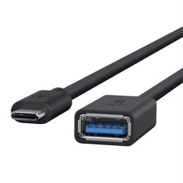 Kabel USB-C do USB Belkin F2CU036btBLK Czarny 14 cm