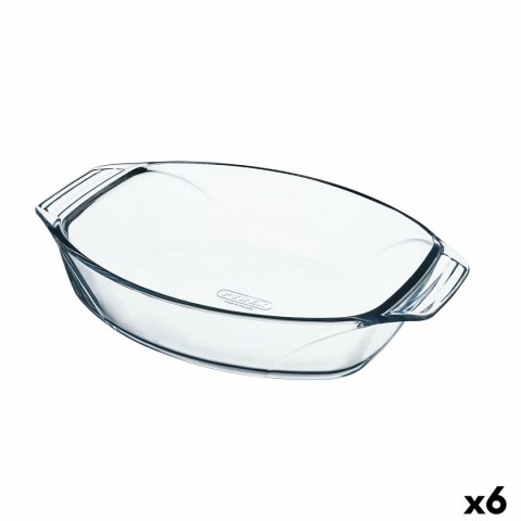 Naczynie do Piekarnika Pyrex Irresistible Przezroczysty Szkło Owalna 35,1 x 24,1 x 6,9 cm (6 Sztuk)