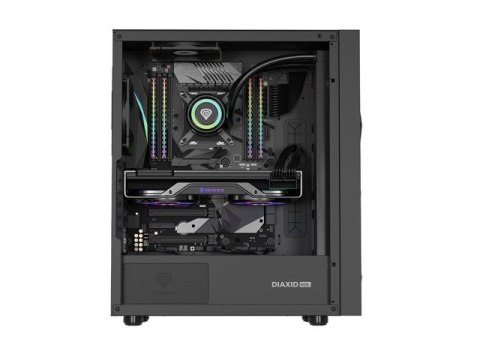 Obudowa Genesis Diaxid 605F MIDI TOWER USB-C Czarna