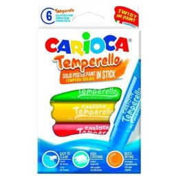 Tempera Carioca Temperello 6 Części (24 Sztuk)