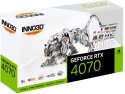 INNO3D GeForce RTX 4070 Twin X2 OC Biały, 12288 MB GDDR6X