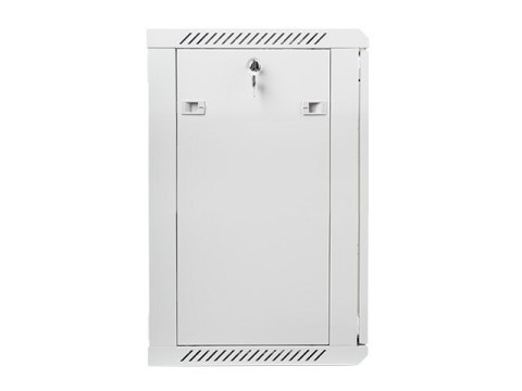 Szafa instalacyjna wisząca 19 cali 15U 600X450mm szara (drzwi szklane)