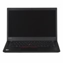 LENOVO ThinkPad T490 i5-8265U 16GB 256GB SSD 14" FHD(dotyk) Win11pro + zasilacz UŻYWANY