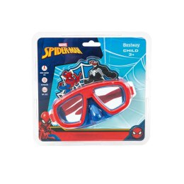 Bestway Maska Dziecięca Spiderman +3 Lata Na Plażę i Basen z Silikonowym Paskiem 98023