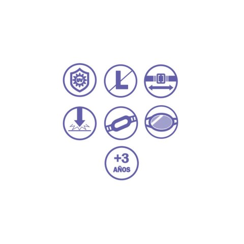 Bestway Dziecięce Gogle Pływackie Silikonowy Pasek Spiderman +3 Lata Plaża i Basen 98022