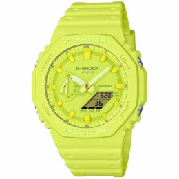 Zegarek Unisex Casio G-Shock GA-2100-9A9ER Żółty (Ø 44,5 mm)