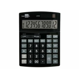 Kalkulator Liderpapel XF30 Czarny Plastikowy