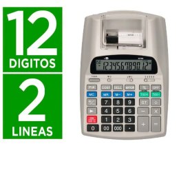 Kalkulator z Drukarką Liderpapel XF38 Biały