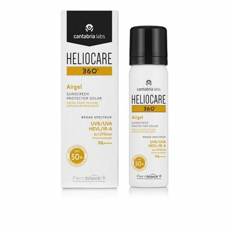 Krem Przeciwsłoneczny do Twarzy Heliocare Airgel Czarny Spf 50 60 ml Fotoimmunoprotektor