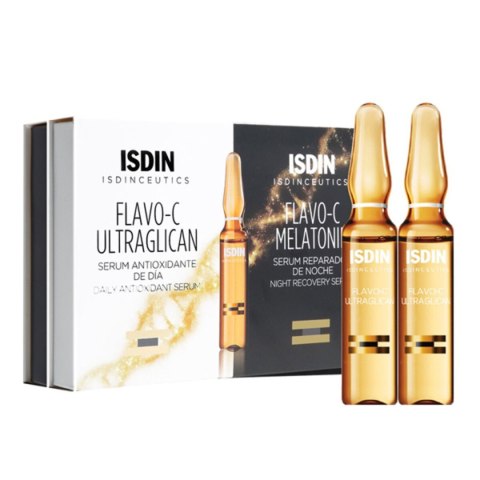 Serum Antyoksydacyjne Isdin Isdinceutics Melatonin + Ultraglican 20 x 2 ml Ampułki
