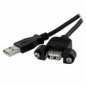 Kabel USB Startech USBPNLAFAM1 USB A Czarny