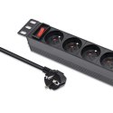 Listwa zasilająca PDU do RACK 10" | 1U | 16A | 4xFrench | 1.8m