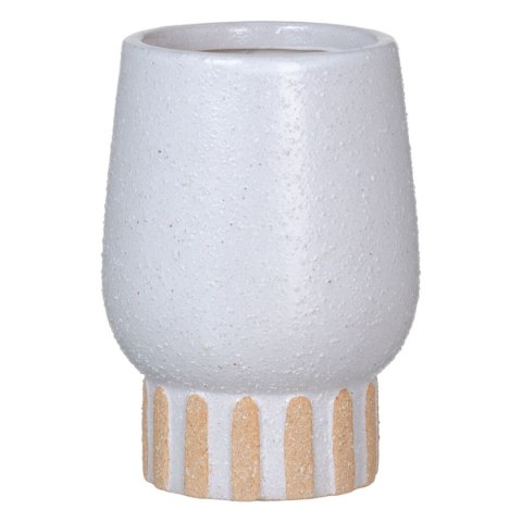 Wazon Biały Ceramika 12,5 x 12,5 x 18 cm