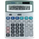 Kalkulator Milan Biały Srebrzysty Metal 18,5 x 14 x 2 cm