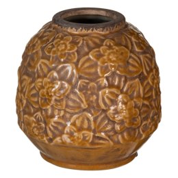 Wazon Brązowy Ceramika 16,5 x 16,5 x 16 cm