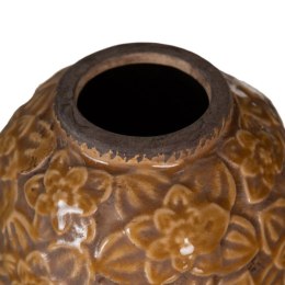 Wazon Brązowy Ceramika 16,5 x 16,5 x 16 cm