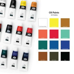 Zestaw farb olejnych Royal & Langnickel 14 Części Wielokolorowy