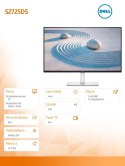 Monitor 27 cali S2725DS IPS LED 100Hz QHD (2560x1440)/16:9/2xHDMI/DP/Speakers/fully adjustable stand/3Y