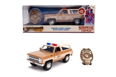 Auto Chevy K5 1980 Stranger Things POLICE 1:24 Dickie