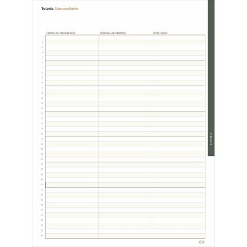 Kalendarz książkowy Additio Global Dziennik Nauczyciela 24 x 32 cm