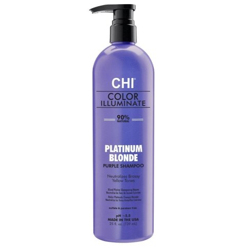 Szampon neutralizujący kolor Farouk Chi Color Illuminate Platinum Blonde 739 ml