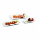 Talerz Quid Gastro Fun Mały Biały Ceramika 16,5 x 9,5 x 2 cm (6 Sztuk) (Pack 6x)