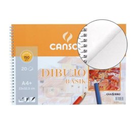 Blok rysunkowy Canson C200400695 Biały A4 Papier
