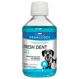 Płyn do Płukania Ust Francodex Fresh dent 250 ml Kot Pies