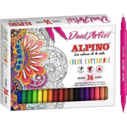 Zestaw markerów Alpino Dual Artist Wielokolorowy (8 Sztuk)