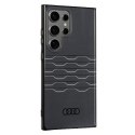 Audi IML Geometric Pattern Case S24 Ultra S928 czarny/black hardcase AU-IMLS24U-A6/D3-BK