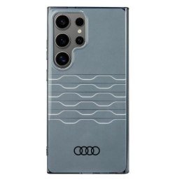 Audi IML Geometric Pattern Case S24 Ultra S928 szary/grey hardcase AU-IMLS24U-A6/D3-GY