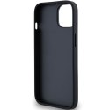 DKNY DKHCP14SPRTHSLK iPhone 14 / 15 / 13 6.1" czarny/black hardcase Leather Mono Stripe & Metal Logo