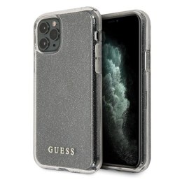 Guess GUHCN58PCGLSI iPhone 11 Pro srebrny/silver hard case Glitter