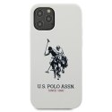 US Polo USHCP12LSLHRWH iPhone 12 Pro Max 6,7" biały/white Silicone Collection