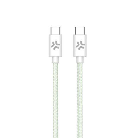 Kabel USB-C Celly USBCUSBCCOTTGN Kolor Zielony 1,5 m