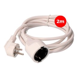 Przedłużacz EDM 3 x 1,5 mm 2 m Biały