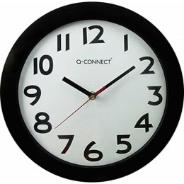 Zegar Ścienny Q-Connect KF15590 Czarny Ø 30 cm Plastikowy