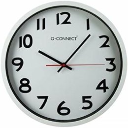 Zegar Ścienny Q-Connect KF15591 Srebrzysty Ø 34 cm Plastikowy