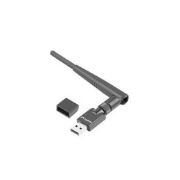 Adapter WiFi Podkładka pod Myszkę Gaming Lanberg NC-0150-WE Czarny