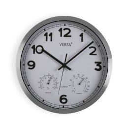 Zegar Ścienny Versa Biały Aluminium (4 x 30 x 30 cm)