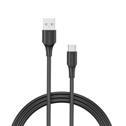 Kabel USB Vention 2 m Czarny (1 Sztuk)