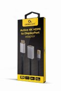 Gembird A-HDMIM-DPF-02 adapter kablowy 0,1 m HDMI Typu A (Standard) DisplayPort Czarny