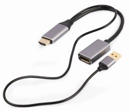 Gembird A-HDMIM-DPF-02 adapter kablowy 0,1 m HDMI Typu A (Standard) DisplayPort Czarny