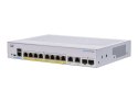 Cisco CBS250-8FP-E-2G-EU łącza sieciowe Zarządzany L2/L3 Gigabit Ethernet (10/100/1000) Srebrny