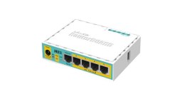 ROUTER SIECIOWY 10/100M 5PORT HEX POE LITE RB750UPR2 MIKROTIK