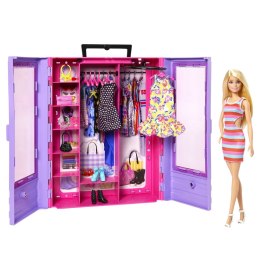 Barbie Szafa Barbie + lalka i akcesoria HJL66