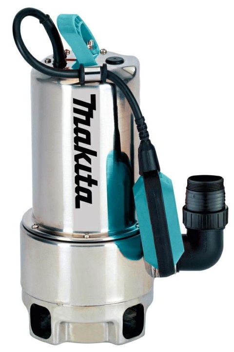 MAKITA POMPA DO WODY BRUDNEJ Z PŁYWAKIEM 1100W 250 l/min INOX PF1110