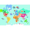 Gra magnetyczna Apli World Map Wielokolorowy